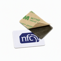 Étiquettes NFC imprimables en gros, autocollants NTAG215, étiquettes RFID sur ferrite métallique, étiquettes RFID anti-métal, taille personnalisée