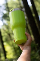 Gobelet 40oz avec poignée couvercle paille double paroi sous vide réutilisable en acier inoxydable isolé bouteille d'eau tasse de voyage tasse