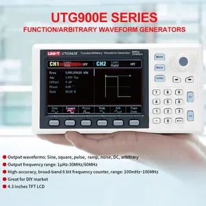 เครื่องกำเนิดสัญญาณแบบพกพา UNI-T UTG932E UTG962E 30MHz 60MHz เครื่องกำเนิดรูปคลื่นตามต้องการ 2 ช่องสัญญาณ จากประเทศจีน - Product Image 2