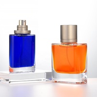 Flacons de parfum de luxe en gros de 30 ml/50 ml/60 ml/100 ml, flacons de parfum vides en verre OEM avec emballage personnalisé