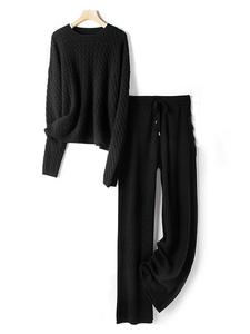 Suéter de Cachemira Puro de Mongolia Interior con Logotipo Personalizado OEM ODM, Tejido Plano 12GG, Cuello Redondo, Informal, de Invierno, para <span class=keywords><strong>Mujer</strong></span> - Product Image 6