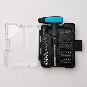 Diy T Type <b>Ratchet</b> <b>Screwdriver</b> <b>Set</b> 31 Piece Alloy Steel Metric System Home Use Tool Kit - Product Image 2