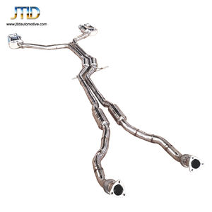 Escapamento de aço inoxidável para audi a7 3.0, conjunto completo de turismo de fluxo jtld de alta qualidade - Product Image 3