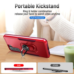 Funda trasera de teléfono móvil para móvil, carcasa trasera con soporte para teléfono móvil, compatible con modelo de smartphone de xiaomi 1B <span class=keywords><strong>2022</strong></span>, Kyocera, Android One S9 - Product Image 5