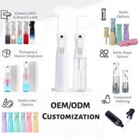 Bouteille de pulvérisation à haute pression de 200 ml, 300 ml, 500 ml pour salon de coiffure professionnel |   Pulvérisateur à gâchette en PET à brume ultra fine