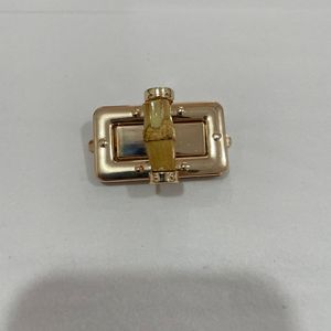 Hebilla Cuadrada de Aleación de Zinc Estilo Bambú Hongyuan con Cierre Giratorio, Color Oro Claro, 4 cm, Accesorio de Seguridad para Equipaje, DIY - Product Image 5