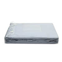 Sac d'emballage personnalisé en PVC transparent pour draps de lit avec poignées en corde et # 3 sacs de rangement transparents en vinyle avec fermeture éclair en nylon pour la literie