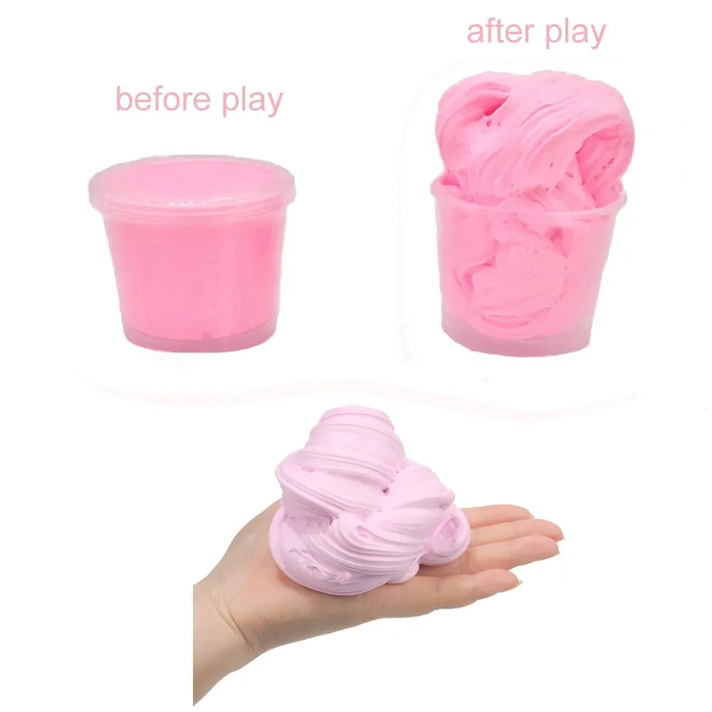 Ungiftiges super weiches Magic Bubble Putty Crazy Fluffy Grow Slime <span class=keywords><strong>Spielzeug</strong></span> für Kinder