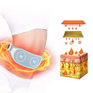 Technologie E FMS avec 3 niveaux de chaleur Ceinture de massage chauffante portable Logo personnalisé Ceinture de thérapie E FMS pour le soulagement de la douleur au dos et à la taille - Product Image 1