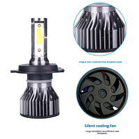 Faros Delanteros LED para Auto Sun Rise F2S H1, 12V 48W, Bombilla de Faro Delantero, Luz Alta/Baja, Luz Modificada