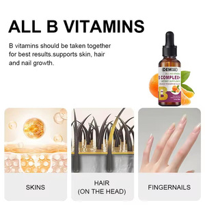 Cairan Vitamin Biotin tetes Multi Vitamin suplemen meningkatkan tetesan energi untuk dukungan kekebalan tubuh - Product Image 4