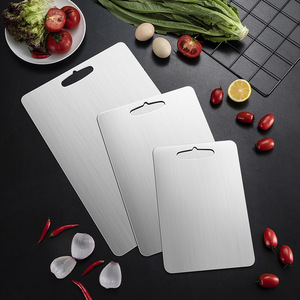 Thép không gỉ kim loại hộ gia đình Rau Trái Cây thớt thịt thớt - Product Image 6