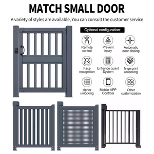 Cancello Scorrevole Telescopico Espandibile per Esterni, Cancello Automatico Retrattile per Magazzino, Recinzione di Sicurezza per Vialetto - Product Image 4