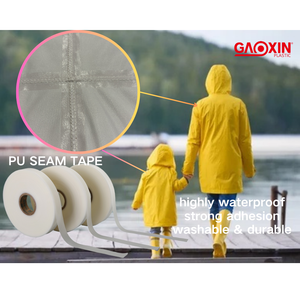 Ruban d'étanchéité composite PU imperméable à adhérence thermique pour tentes, salopettes, housses de moto - Product Image 3