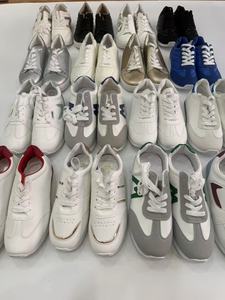 Baskets décontractées basses pour femmes, à lacets, tendance, en PU blanc, semelle intermédiaire en PVC, semelle extérieure en caoutchouc, chaussures de marche, vente en gros - Product Image 2