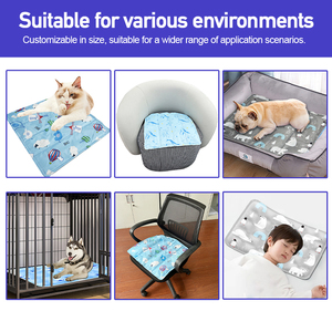 Tapis de lit en gel froid ou chauffant de grande taille, drap de lit de refroidissement pour animaux de compagnie d'été - Product Image 3
