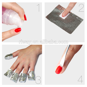 OEM Lingettes en aluminium non pelucheuses pour <span class=keywords><strong>dissolvant</strong></span> de <span class=keywords><strong>vernis</strong></span> à ongles, pour le retrait rapide du gel et de l'acrylique, pour salons de manucure - Product Image 2