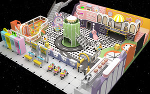Fabricant leader |   Équipement de terrain de jeu intérieur personnalisé pour les enfants, café et centre commercial - Product Image 4