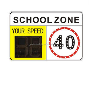 Grandes señales de parada iluminadas en <span class=keywords><strong>Dubai</strong></span> Señales de seguridad árabes Semáforos - Product Image 4