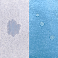 Feuilles drapées médicales jetables à usage unique, papier enduit PE résistant à l'huile imperméable pour le type EOS de clinique de voyage de salon hospitalier