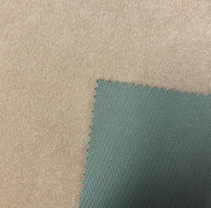 Keqiao Diretamente Fábrica Alta Qualidade Pd Dinheiro Mere Led Velvet Reunindo Tecido para Roupas de Inverno Índia Mercado - Product Image 4