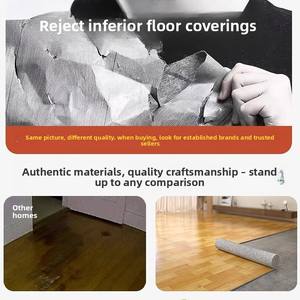 Pegatinas de PVC para suelo, lámina para suelo de cemento, colchoneta autoadhesiva para suelo, suelo engrosado resistente al desgaste - Product Image 4