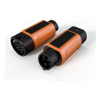 Adaptateur de charge pour véhicules électriques 22kW Max Power GB/T vers SAE J1772 Type 1, convertisseur de charge AC monophasé 220V 7kW pour véhicules électriques