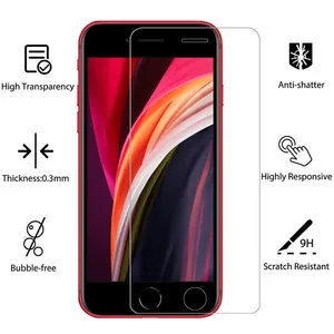 Case para iphone da apple se 2020 capa protetor de tela de vidro temperado se2020 s e es iphonese coque protetora filme glas