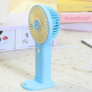 Portable USB Rechargeable Handheld <b>Fan</b> With <b>Stand</b> 5W DC Motor Three Speeds For Desk And Travel Use - Product Image 3
