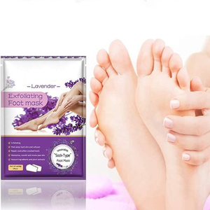 Private Label Wholesale <b>Moisturizing</b> Exfoliating Foot Mask <b>Socks</b> Lavender Feet Exfoliating Foot Mask - Product Image 1