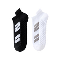 Chaussettes de sport respirantes OEM personnalisées en gros, chaussettes basses athlétiques avec languette épaissie en tissu éponge pour hommes, idéales pour la course et le quotidien