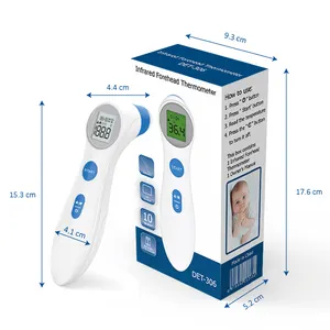 Быстросчитываемый инфракрасный бесконтактный термометр для DET-306 тела