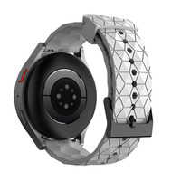 Neues 20mm 22mm Silikon Fußball Uhren armband für Samsung Watch5 für Huawei GT3/Watch4 Pro Gummi Uhren armbänder