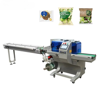 Machine d'emballage automatique horizontale BG-600 pour sacs à flux continu, idéale pour le pain tortilla souple, les pizzas et les burritos (emballage coussin)