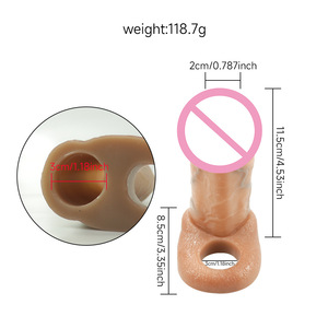 ลึงค์ขนาดใหญ่เป็นพิเศษสำหรับผู้ชายการจำลองอวัยวะเพศชายขี้เล่นทำจากซิลิโคนนุ่มสวมใส่เป็นดิลโด้สำหรับเด็ก - Product Image 2
