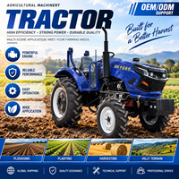 Tracteur à 4 roues de 70 CV et 80 CV, expédition d'usine, mini-tracteur à quatre roues, moteur diesel pour travaux agricoles et aménagement paysager