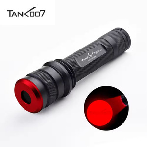 Tank007 pháp y 625nm IR đồng phục <span class=keywords><strong>Torch</strong></span> ánh sáng có thể sạc lại CSI LED UV đèn Hợp kim nhôm pháp y ánh sáng màu đỏ độc đáo đèn pin - Product Image 1