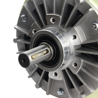 Rem bubuk magnetik 50N.M, poros tunggal untuk mesin cetak DFZ50S DC 24V 5 KG rem satu poros untuk sisi belok