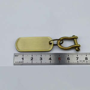 Étiquette de chien personnalisée anti-perte en alliage bronze, vente en Stock - Product Image 2