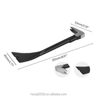 Outil de dépose de clous à griffes en acier 40CR, barre à griffes, barre à levier, barre à griffes pratique, barres à défoncer, outil de dépose de clous