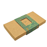 Boîte de papier cadeau personnalisée pour biscuits au chocolat Conception attrayante de qualité alimentaire pour l'emballage Stratification mate Gaufrage Revêtement UV