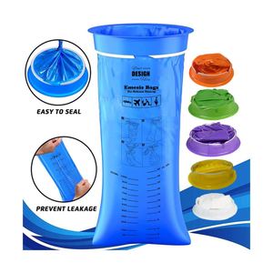 Bolsas para Vómito de 1000 ml con Logotipo Personalizado, Bolsas Desechables a Prueba de Fugas para Viajes y Mareo por Movimiento - Product Image 1