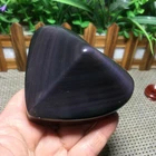 Cristal de Cuarzo Obsidiana Arcoíris Natural al por Mayor, Ojos de Gato, en Forma de Corazón, Tallado, para Sanación, Coleccionismo y Decoración Artística - Product Image 6