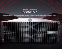 Serveur AI Fusion 5885H V7 4U en rack avec processeur Xeon, mémoire, SSD, disque dur, alimentation - En stock