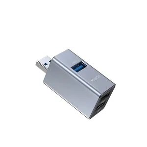 YESIDO Mini USB 3.0 USB plug to 3 USB ports Hub