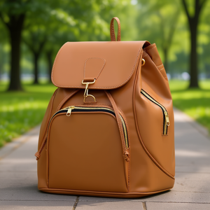 Sac à dos pour femme Fana 10L, tendance, en PU Oxford 600D, fermeture éclair carrée, pour usage quotidien - Product Image 2