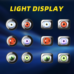 שלט רחוק RGB LED עיני שטן לאופנועים, עמיד למים, תאורת LED רב-מצבי, אור עין שטן מהבהב, מנורת מראה אחורית - Product Image 5