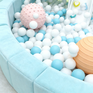 Ensemble de jeu interactif personnalisable pour petits espaces domestiques, avec piscine à balles, filet d'escalade et toboggan combiné, équipement de jeu souple pour salle de jeux intérieure - Product Image 4