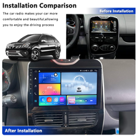 Meihua 10 pouces 8 cœurs 1280*720 Android Auto Carplay QLED/IPS/2K unité principale d'écran tactile pour RENAULT CLIO 2015-2018