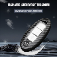 Étui de protection léger en ABS de luxe pour clé de voiture Nissan Infiniti Q50/QX50/QX60 et modèles compatibles